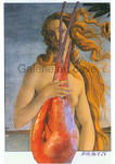 Collage Venus, Botticelli, Maler Gyllenberg